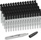 Permanent Markers, 60 Count Ultra Fine Point Black Permanent Markers, Works on paper, Plastic, Stone, Glass, Metal